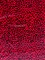 1 Yard Red Leopard Print Stretch Velvet Fabric for Costumes Leggings Dancewear Streetwear